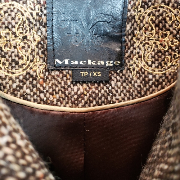 Women's Mackage wool blend Coat - Picture 3 of 8